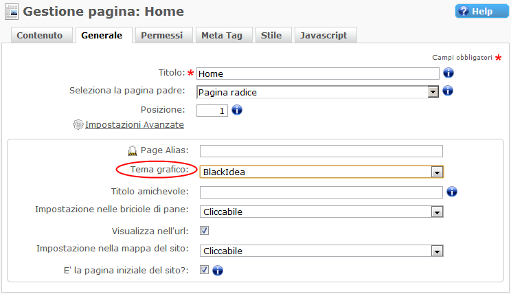 Tema Grafico, Miglior CMS italiano in AspNet e Bootstrap, Crea Sito Web