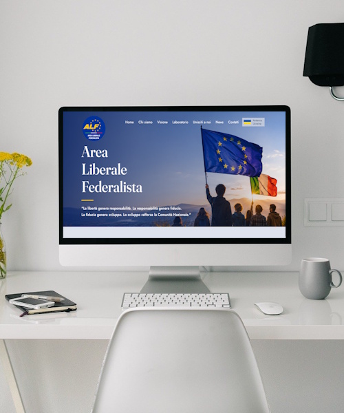 sito web per progetto politico