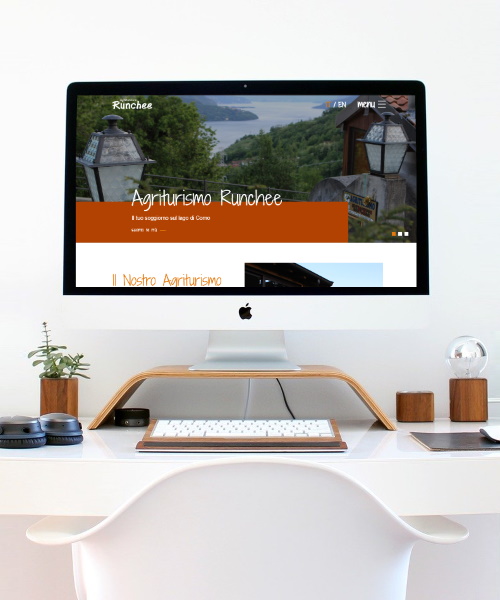 Sito web per hotel sul lago di Como