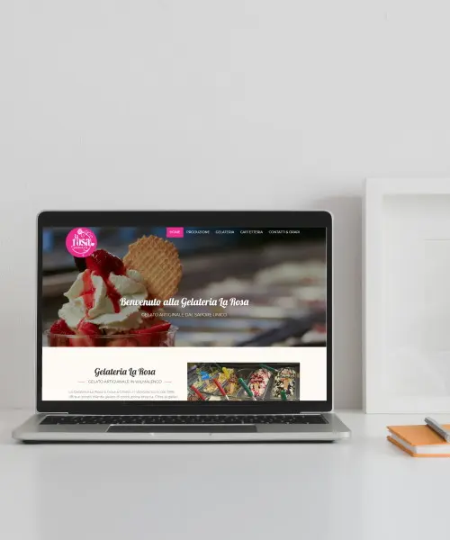 Sitow web per gelateria, creazione siti per bar