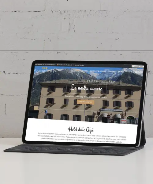 Sito web per hotel, siti Valtellina