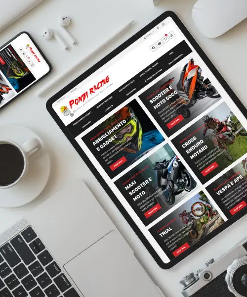 shop online di pezzi moto e macchine